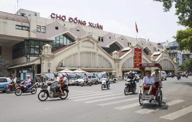 Chợ vải Đồng Xuân